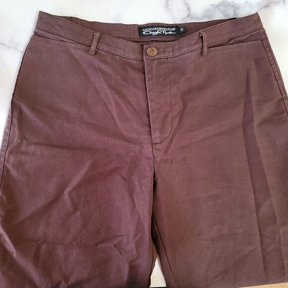 Windridge Cheryl Nash womens size 8 medium brown capri pants cropped summer coff - Picture 2 of 5